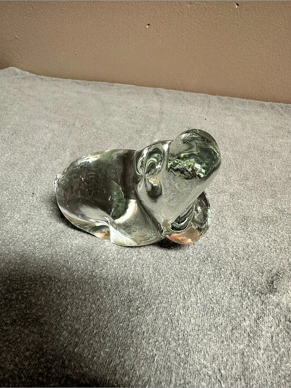 Glass Animal Sculpture Clear Like New